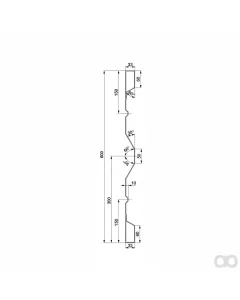 Prillinger - 00185024 - Stahlbordwand 600X2,0X6000 Mm