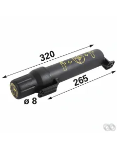 Prillinger - 00186015 - Dokumentenbehaelter Rund Schwarz