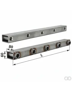 Prillinger - 00190205 - Zinkentraeger fuer 5 Zinken 820 Mm