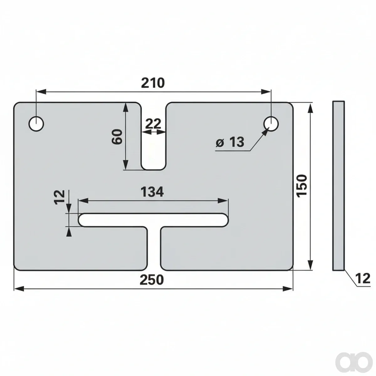 Prillinger - 00190310 - Kranaufhaengung Platte Ipe 240