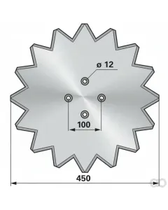 Prillinger - 00208504 - Sechscheibe Gezahnt Anstelle V