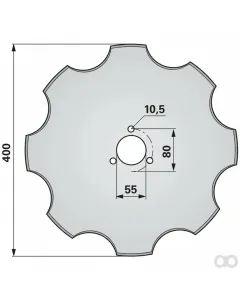Prillinger - 00214503 - Sechscheibe Gezahnt Anstelle V