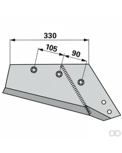 Prillinger - 00214604 - Wechselspitzschare Rechts Anstellung
