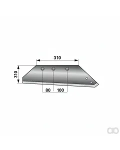 Prillinger - 00216192 - Wechselspitzschare Rechts Anstellung