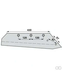 Prillinger - 00216364 - Wechselspitzschare Re Anstelle