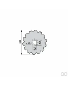 Prillinger - 00216507 - Sechscheibe Gezahnt Anstelle V