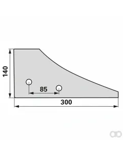 Prillinger - 00216609 - Anlagenkeil Stangen Anstelle Von