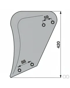 Prillinger - 00218153 - Vorschaalermollblech Stangen Anstelle