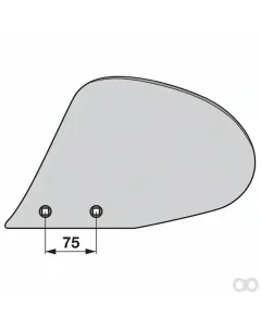 Prillinger - 00220239 - Vorschaelermollblech Stangen Anstelle