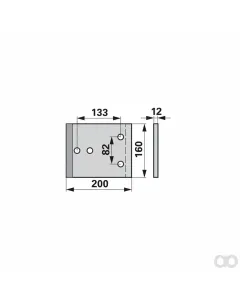 Prillinger - 00220413 - Gleitplatte Re/Li Anstelle Von