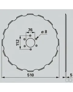 Prillinger - 00220521 - Sechscheibe Gezahnt Anstelle Von