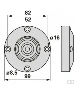 Prillinger - 00220572 - Lagerschale Ohne Bohrung Anstelle