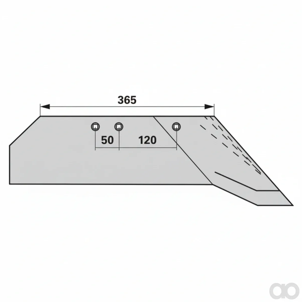 Prillinger - 00224104 - Winkelschare Rechts Anstelle Von