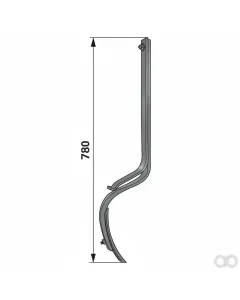 Prillinger - 00230890 - Spurlockererzinke 40X10X780
