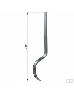 Prillinger - 00230892 - Spurlockererzinke 40X10X780