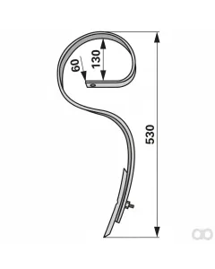 Prillinger - 00231020 - Kultureggenzinke 32X12X525 Ein