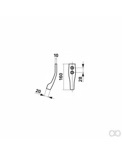 Prillinger - 00231079 - Schare Fuer Spurlockerer 20X180