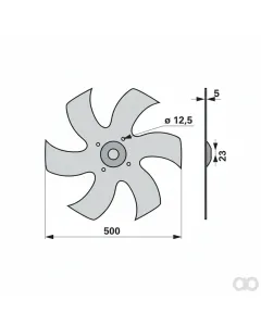 Prillinger - 00231082 - Nivelliersternscheibe Rechts A