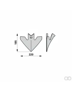 Prillinger - 00232133 - Gaensefussschare Arbeitsbreite 2