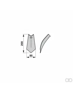 Prillinger - 00232140 - Meisselschar Arbeitsbreite 95X4