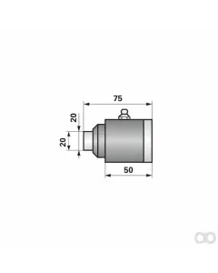 Prillinger - 00234109 - Kruemelwalzenlager D20XL75