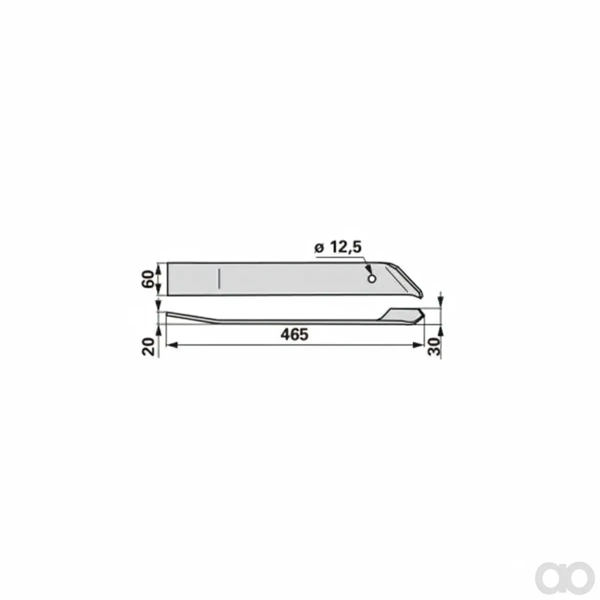 Prillinger - 00234160 - Vorsatzmesser Rechts Anstelle
