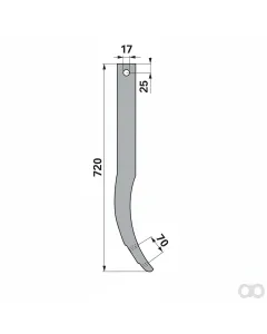 Prillinger - 00240202 - Schwergrubberstiel Material 60