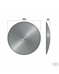 Prillinger - 00240291 - Hohlscheibe Glatt DM=450mm