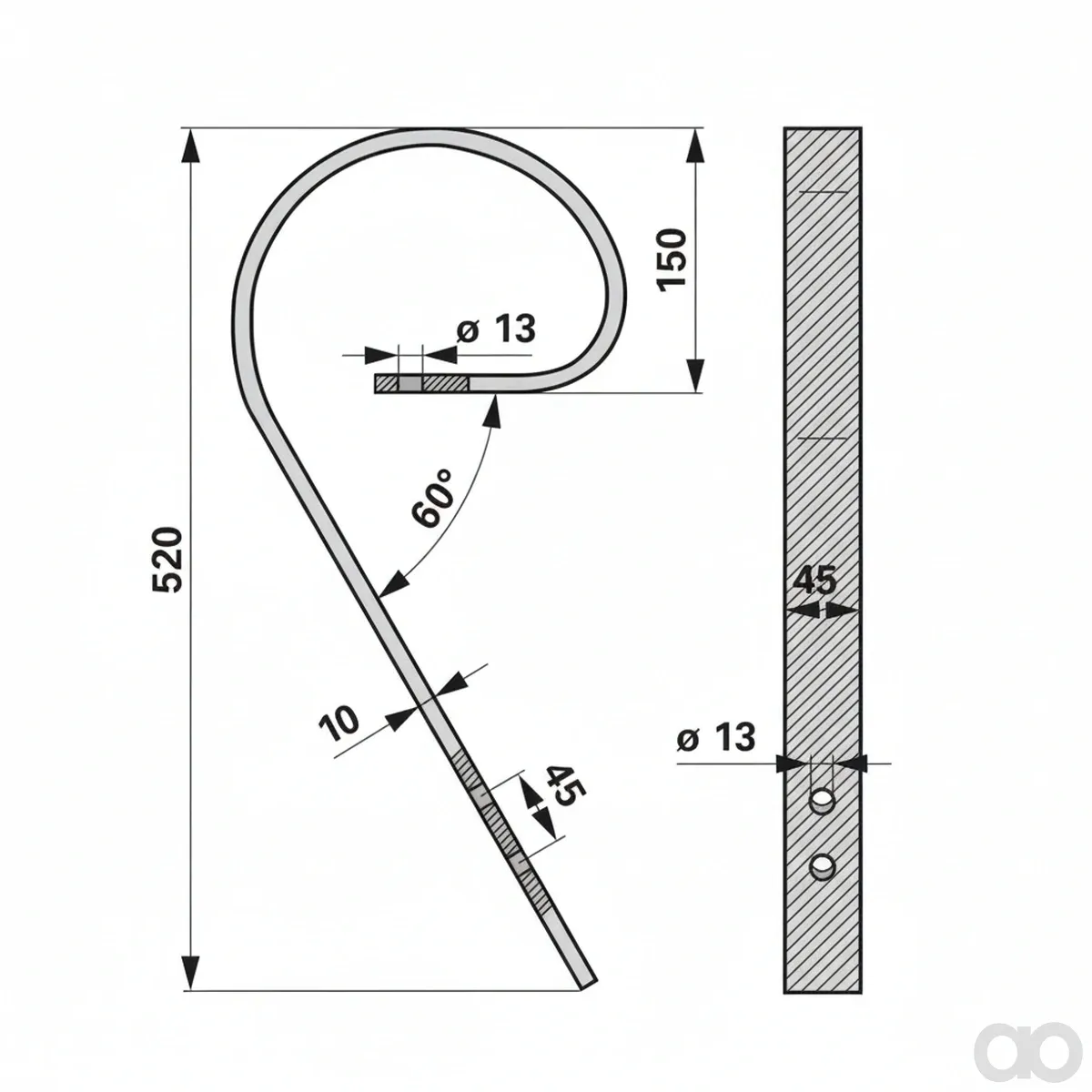 Prillinger - 00240320 - Zustreiferzinke Anstelle Von Vaederstad