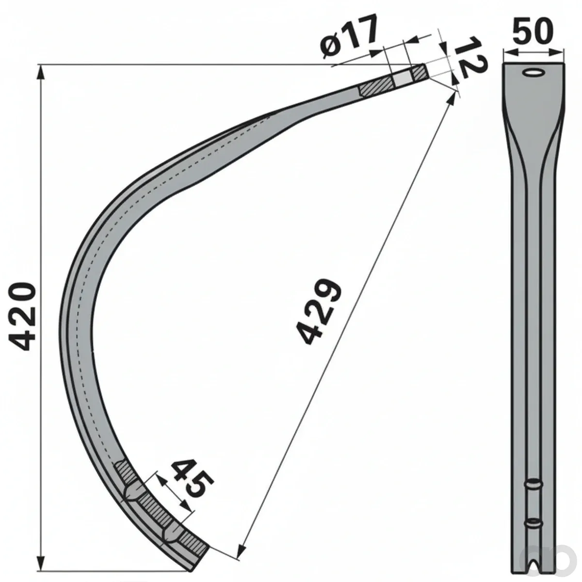 Prillinger - 00240422 - Unterfeder 50X13