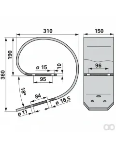 Prillinger - 00240434 - Oberfeder 150X10
