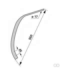 Prillinger - 00240435 - Unterfeder Lochabstand 45