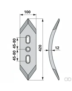 Prillinger - 00240525 - Vorschare Anstelle Von Koeckerling