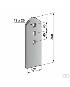 Prillinger - 00240564 - Verschleissteil Anstelle Von Vaederstad