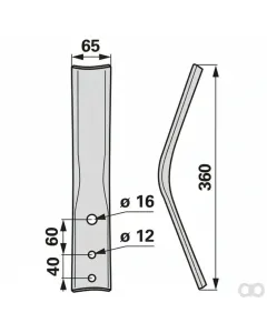 Prillinger - 00240597 - Leitblech Anstelle Von Kverne