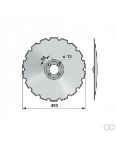 Prillinger - 00240626 - Eggenscheibe Gezahnt Anstelle