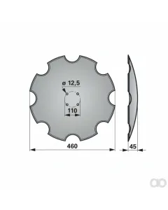 Prillinger - 00240627 - Eggenscheibe Gezahnt Anstelle