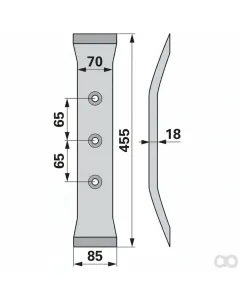 Prillinger - 00240655 - Grubberschare Arbeitsbreite 70