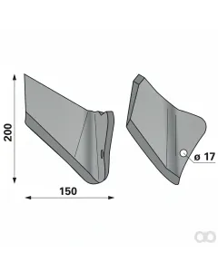 Prillinger - 00240712 - Fluegelschare rechts Anstelle von