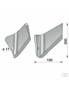 Prillinger - 00240713 - Fluegelschare Stangen Anstelle von