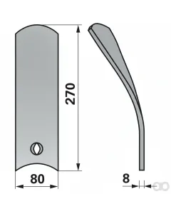Prillinger - 00240714 - Leitblech Stangen Anstelle von P
