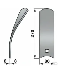 Prillinger - 00240715 - Leitblech rechts Anstelle von