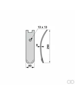 Prillinger - 00240721 - Mittelleitblech Anstelle von L