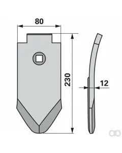 Prillinger - 00240724 - Scharspitze beschichtet Anstelle