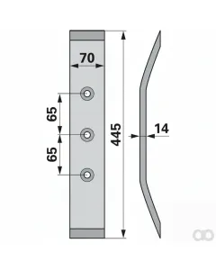 Prillinger - 00240729 - Grubberschare Arbeitsbreite 70