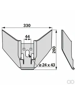 Prillinger - 00240806 - Fluegelschar Monobloc Anstelle