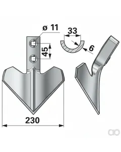 Prillinger - 00240814 - Gaensefussschare Arbeitsbreite 2