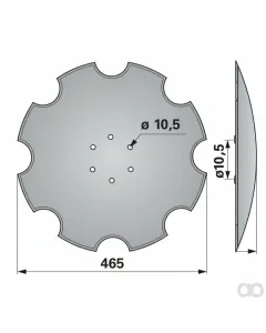 Prillinger - 00240851 - Eggenscheibe Gezahnt Anstelle