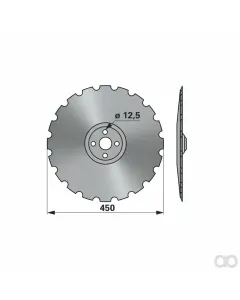 Prillinger - 00240859 - Eggenscheibe Gezahnt Anstelle
