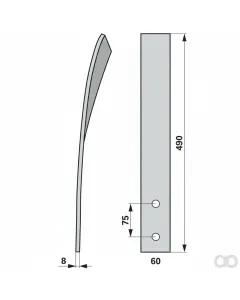 Prillinger - 00241218 - Randleitblech Rechts Anstelle